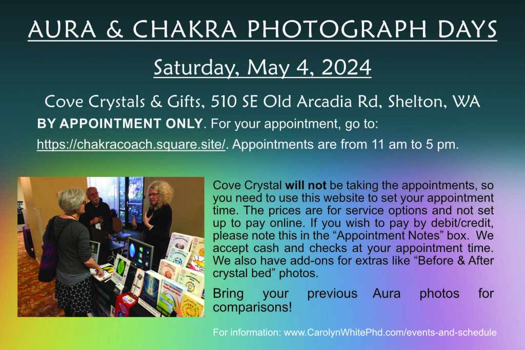 Aura & Chakra Photograph Day May 4, 2024